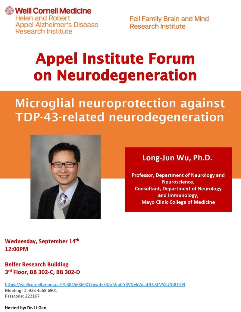 Flyer for Appel Forum_LongJunWu