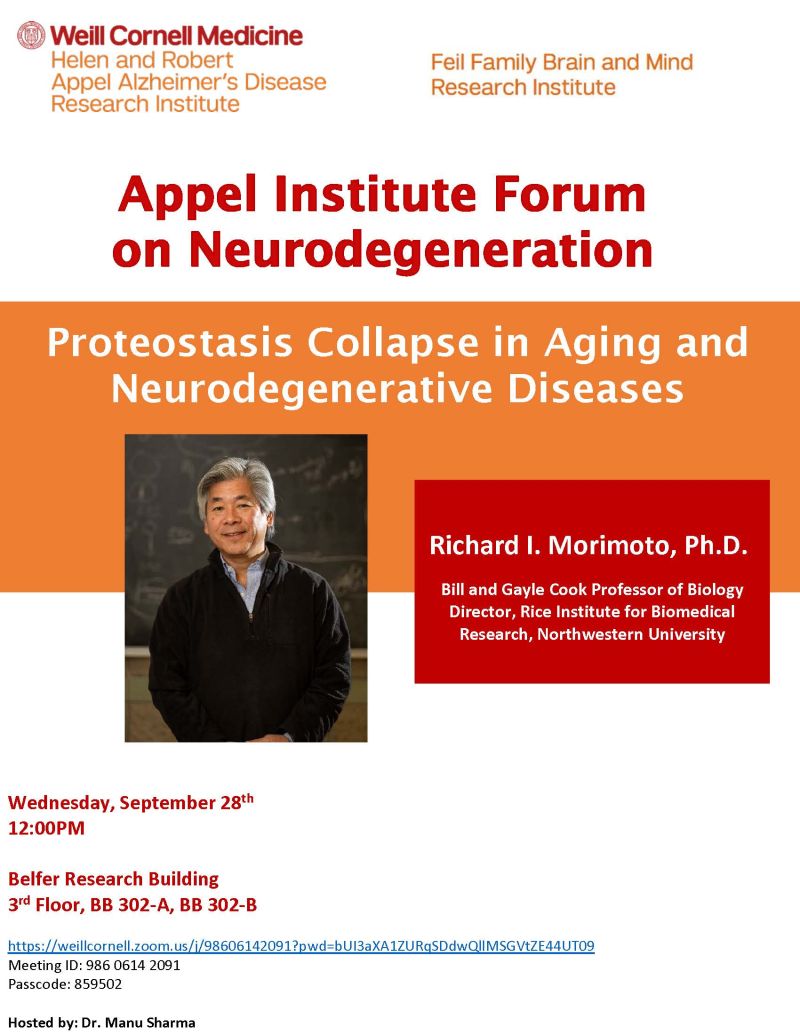 Flyer for Appel Forum_Rick Morimoto